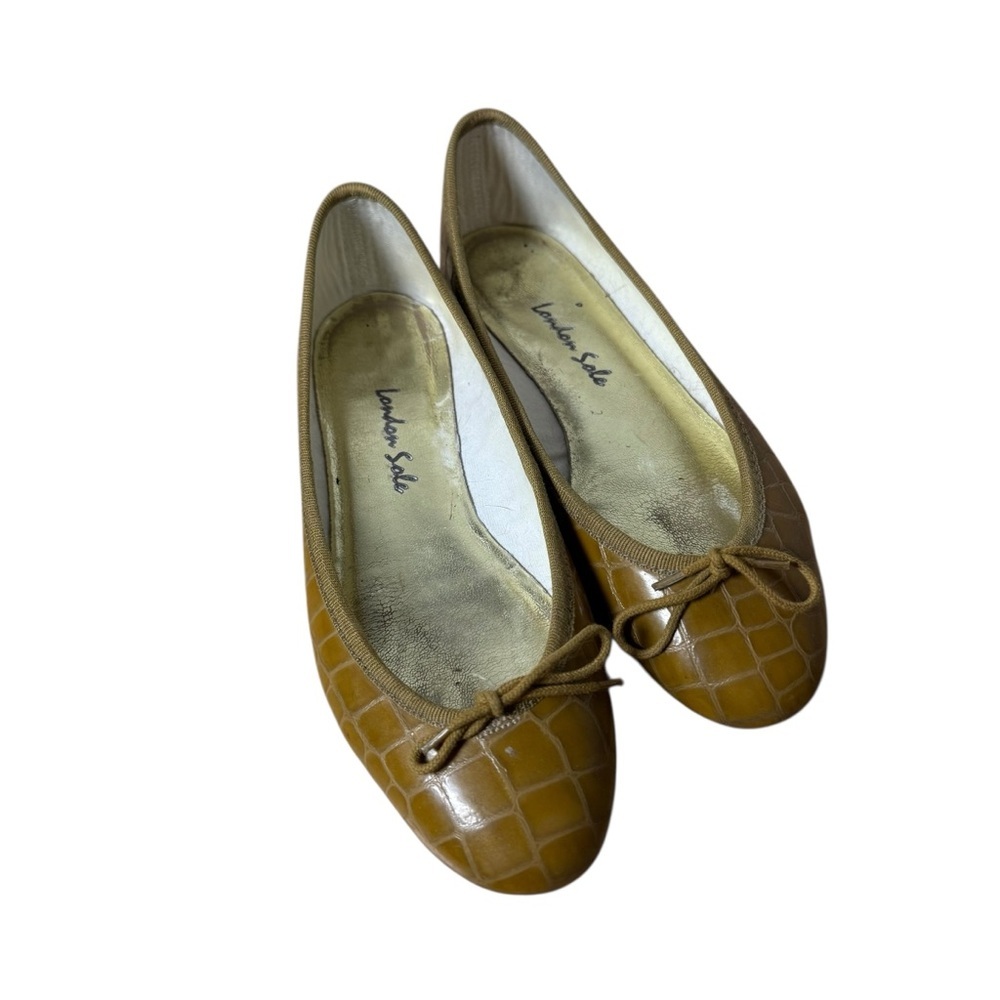 London Sole Croc-Embossed Ballet Flats – Women’s EU 36 / US 5.5